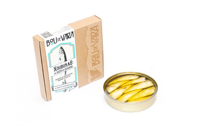 Conservas de Sardinilla do xeito de Rianxo en aceite de oliva virgen extra.