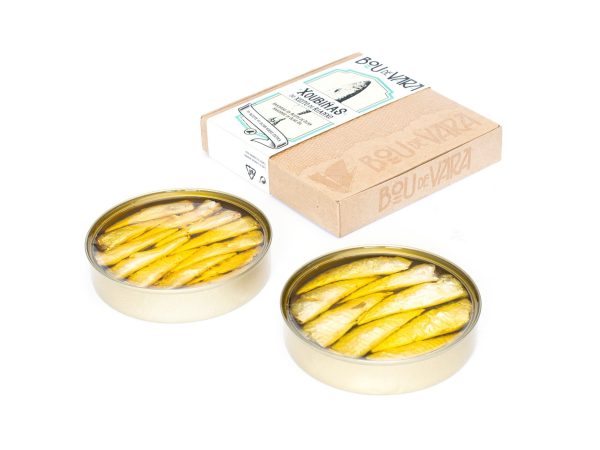 Conservas de Xoubiña do xeito de Rianxo en aceite de oliva virxe extra